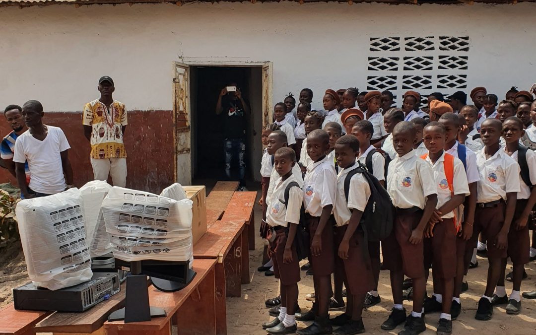 Computer Donation to a Secondary School in Lunsar