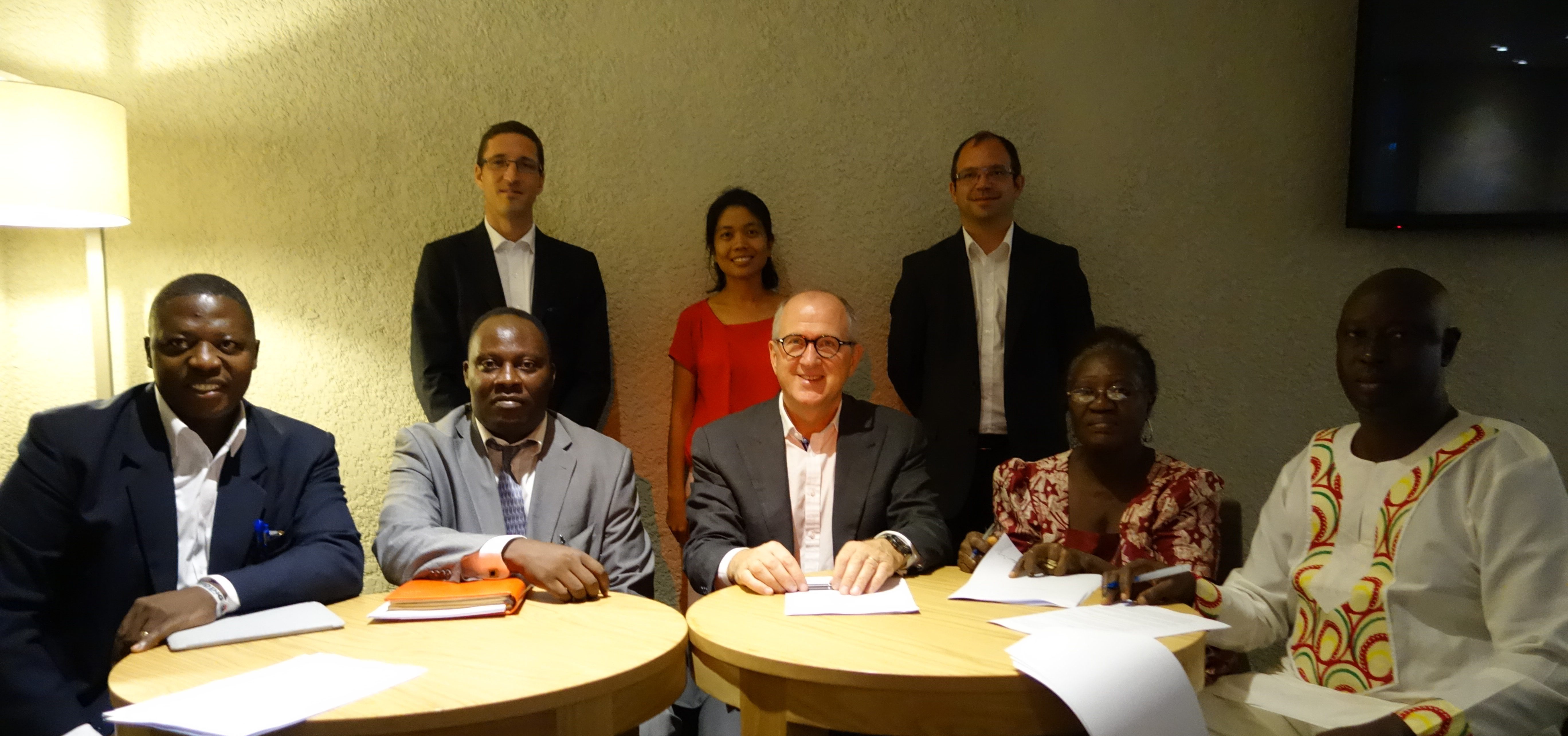 Aurora signs loan agreements with two microfinance companies in Freetown.