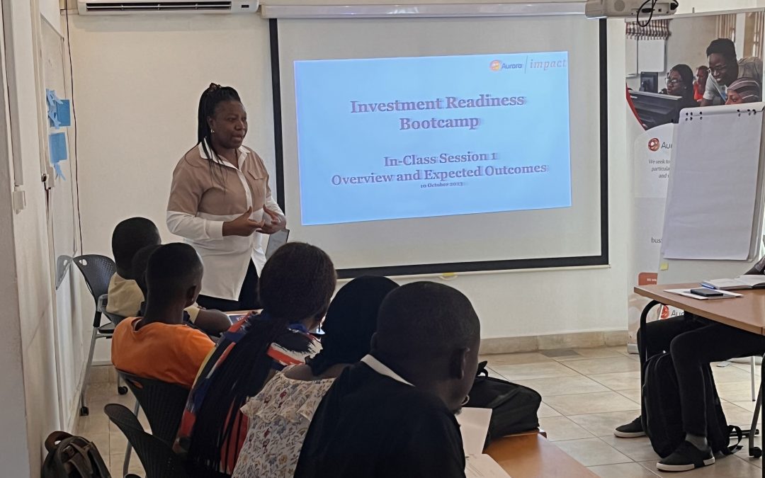 The Investment Readiness Bootcamp has started!